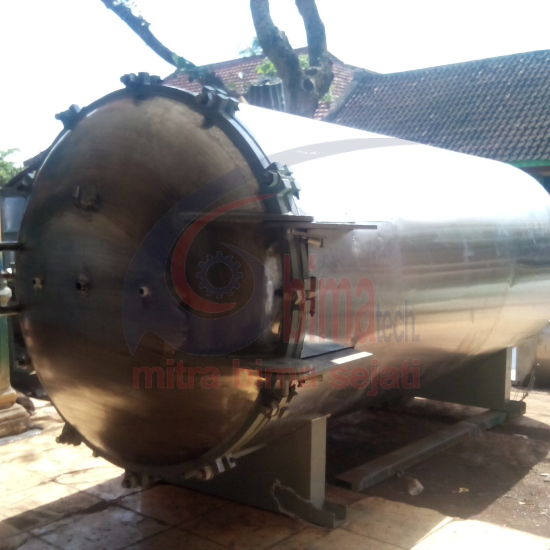 mesin steamer baglog jamur