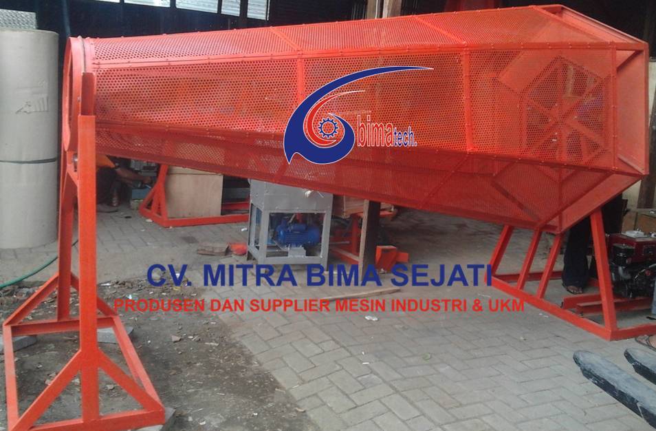 mesin pengayak kompos