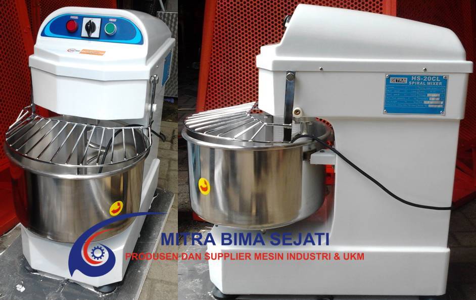 mesin spiral mixer