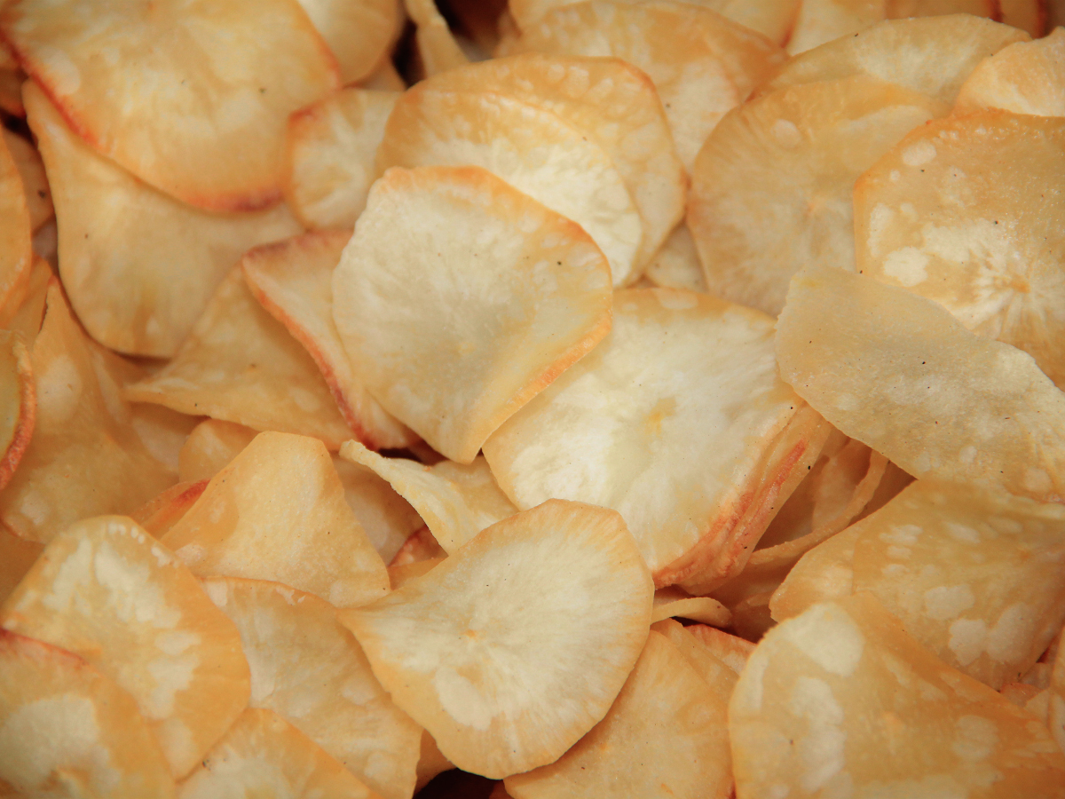 keripik kering tanpa minyak